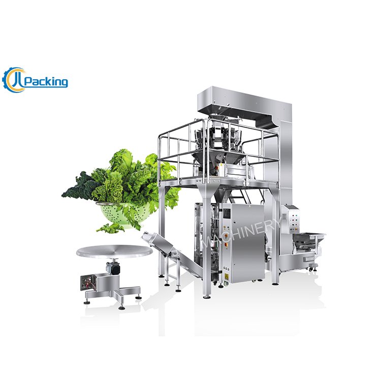JCL Automatic Vertical Salad Fruit Fresh Vegetable Bagging Machine Weight Bagging Vegetable Packing Machine